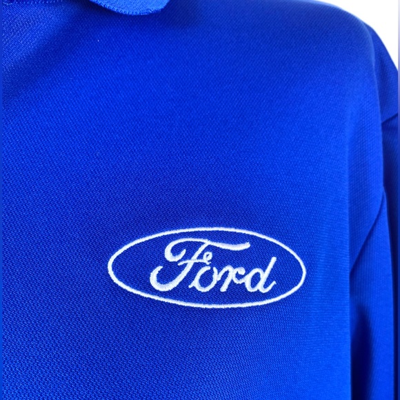 Ford Core365 Polo Short-sleeve Shirt - Golf - Blue - Picture 3 of 9